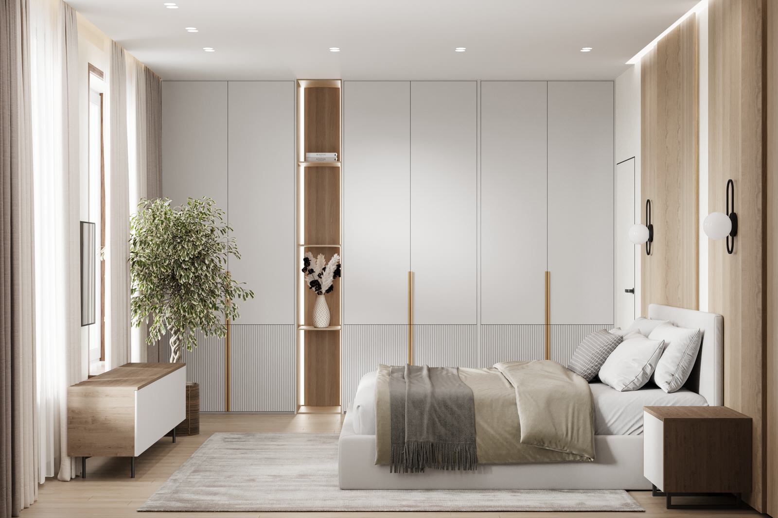 3 этаж частного жилого дома. Спальня.