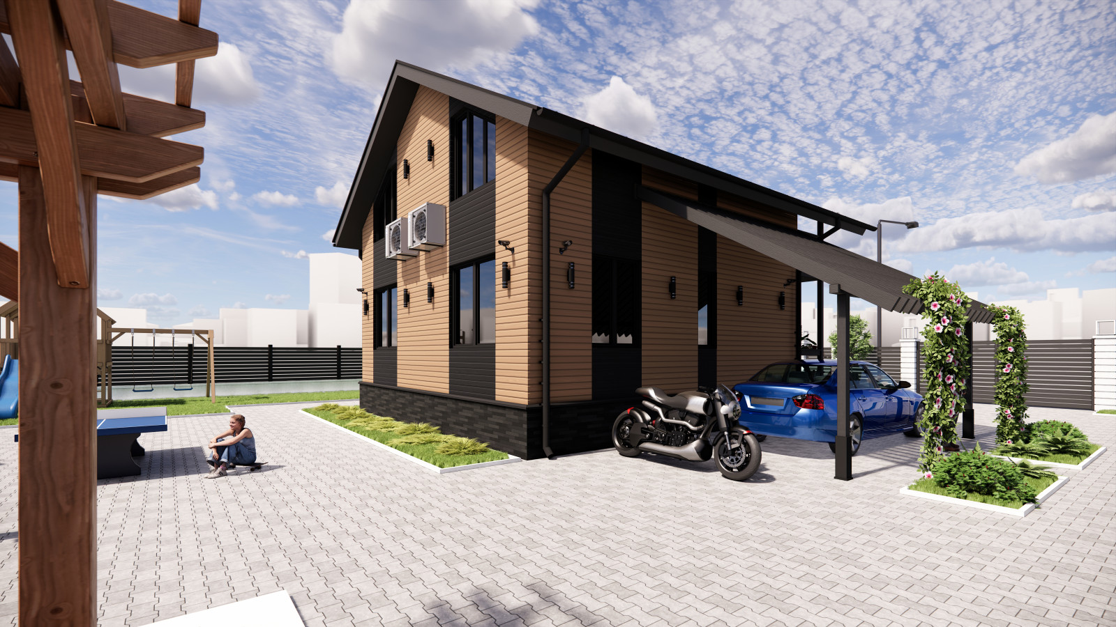 Дом из профильного бруса