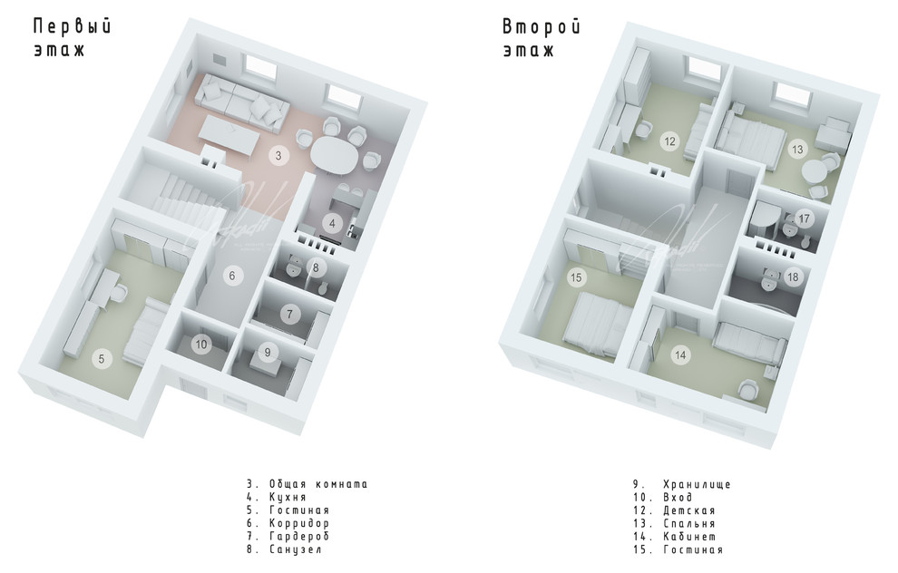 Обложка проекта: Интерьер таунхауса в Московской Области