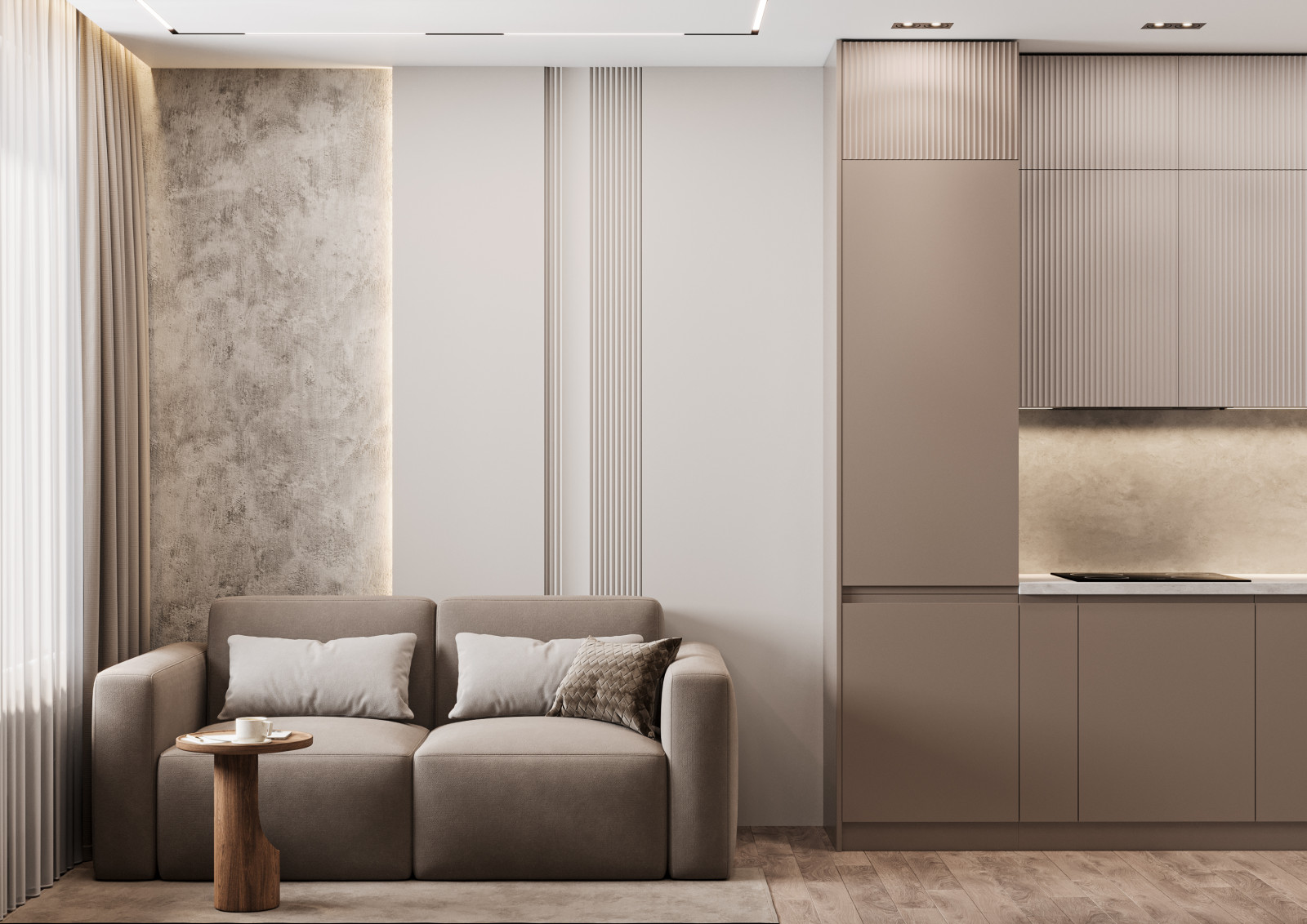 Дизайн проект интерьера  level Нагатинский