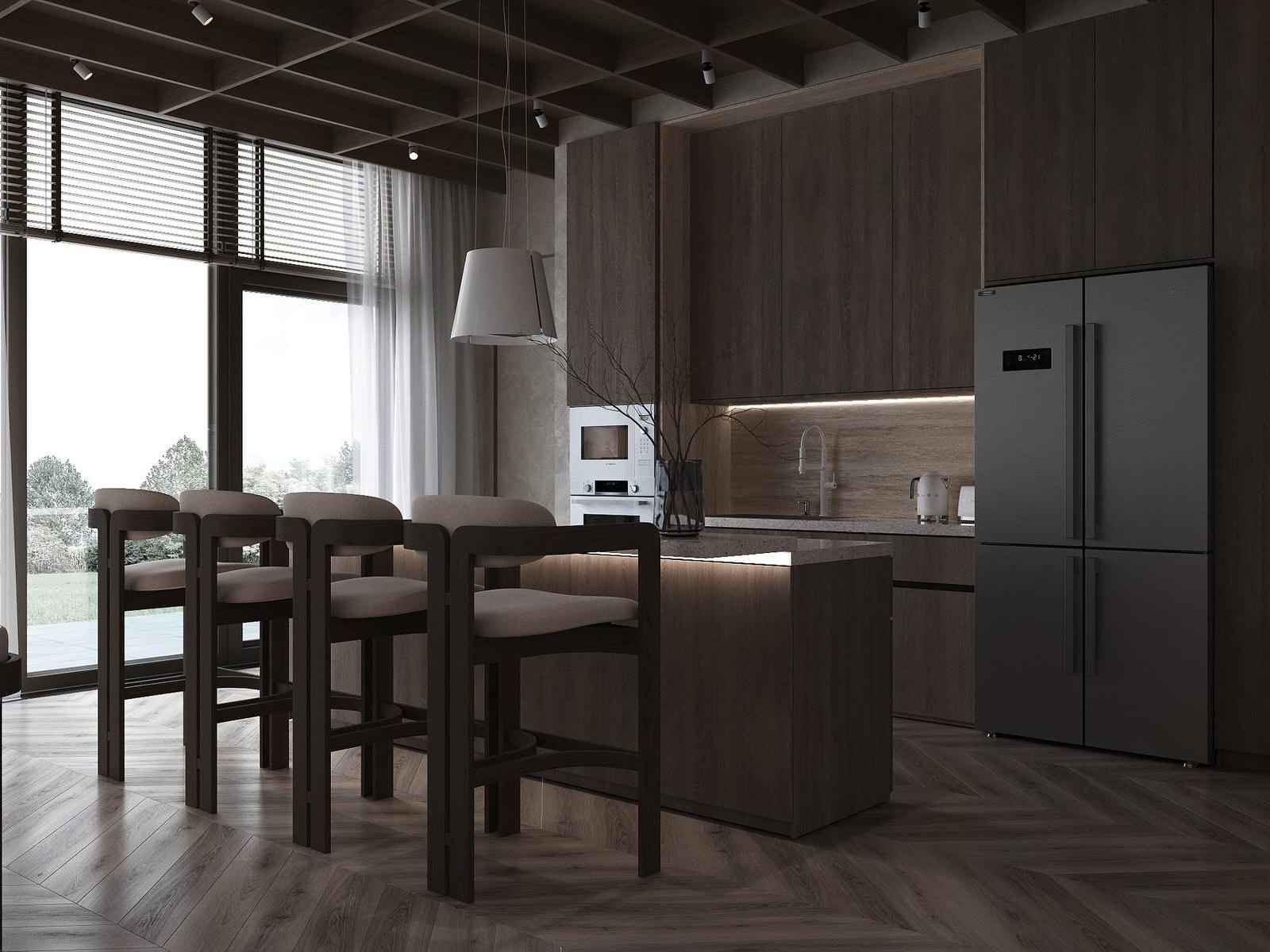 Дом в стиле джапанди в Казани