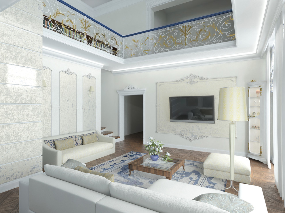 Гостиная в загородном доме