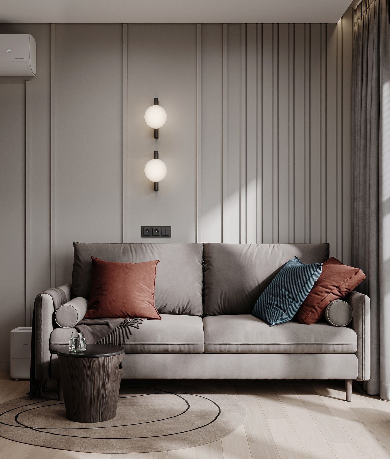 Интерьер квартиры в ЖК "Метрополия"