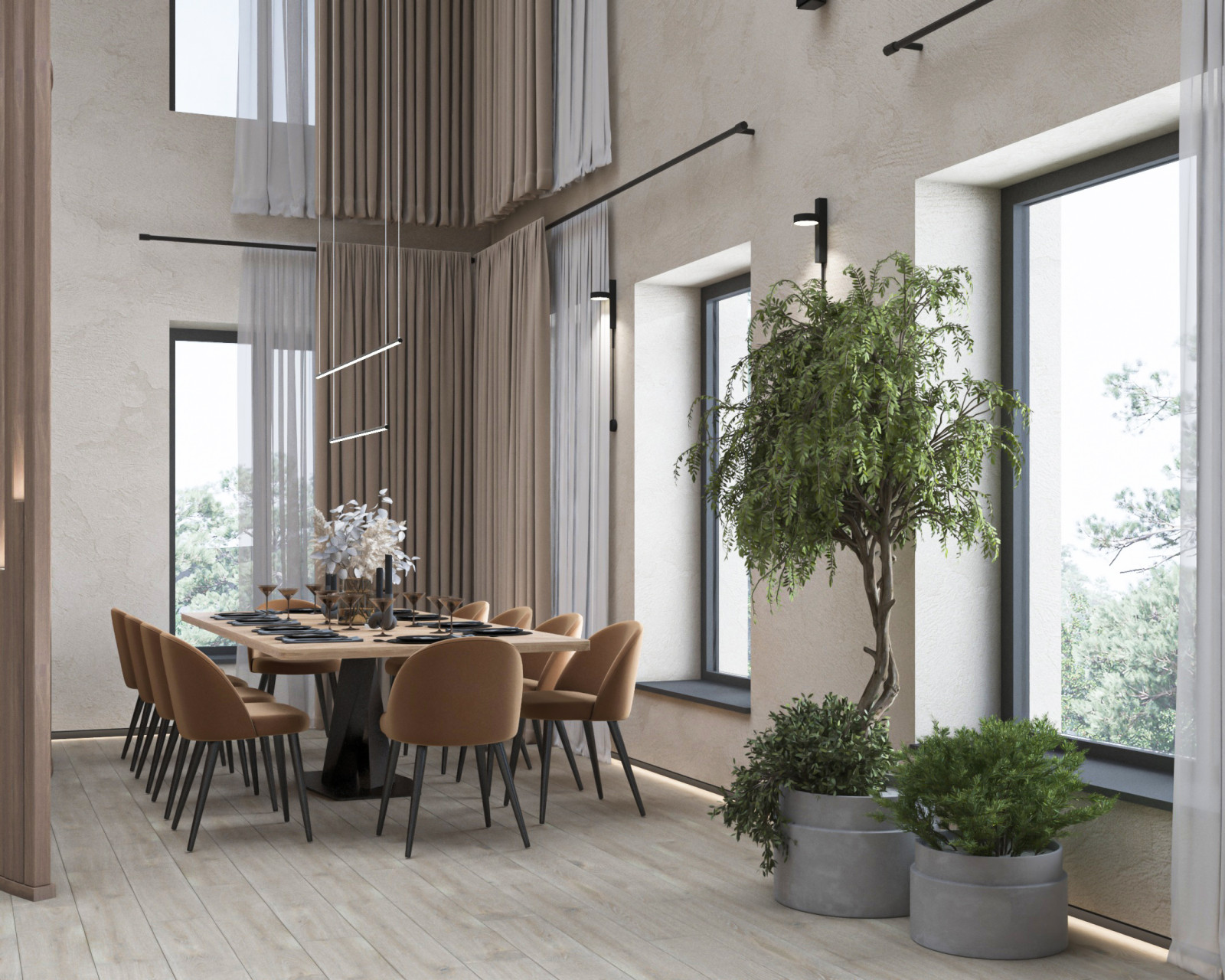 Двухэтажный частный дом