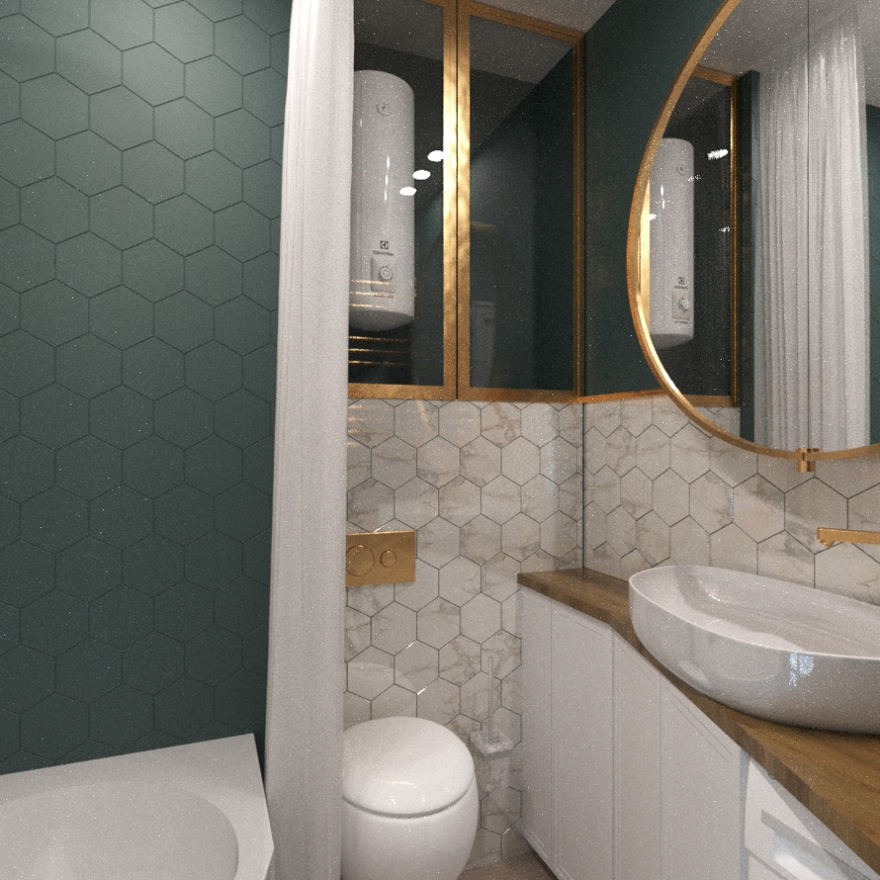 Обложка проекта: Санузел в современном стиле