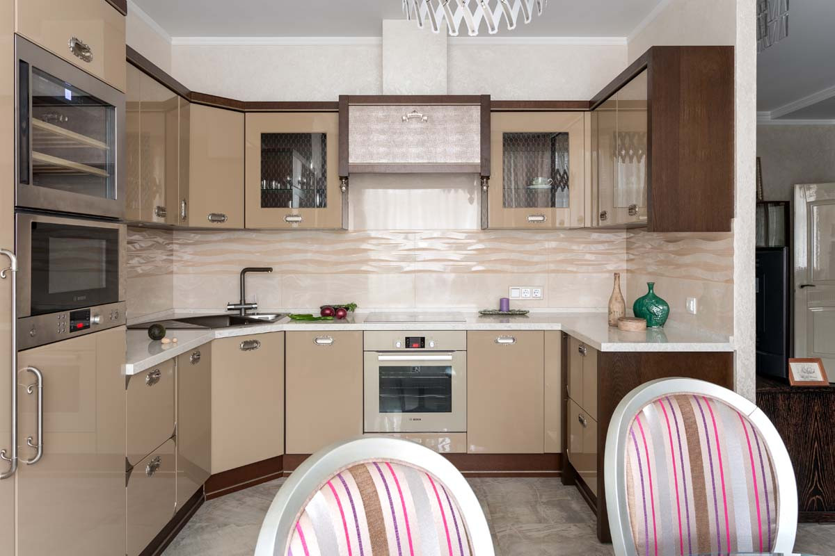 Квартира с ромбами