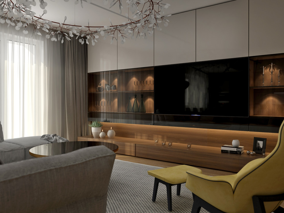 Дизайн проект 6-ти ком. квартиры в современном стиле