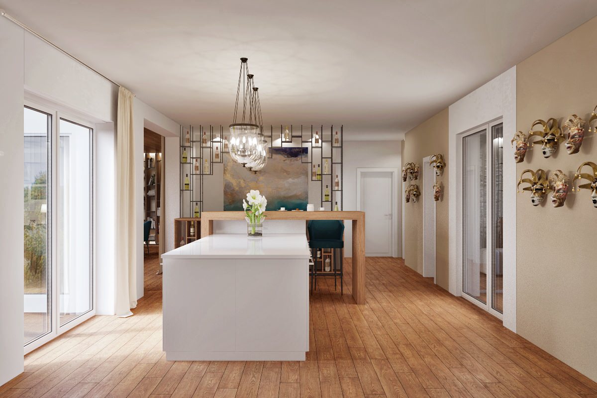 Дом в лесу для постоянного проживания.