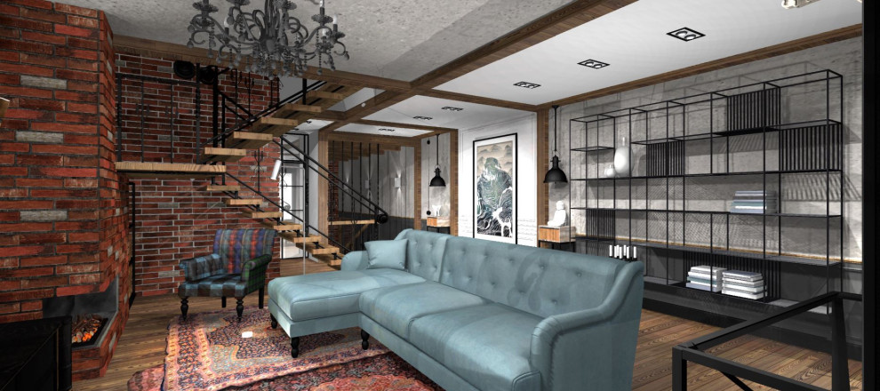 Дом в смешанном стиле