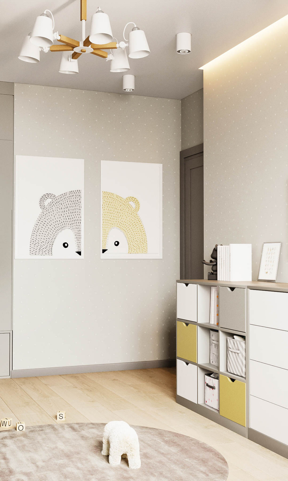 Интерьер детской комнаты.