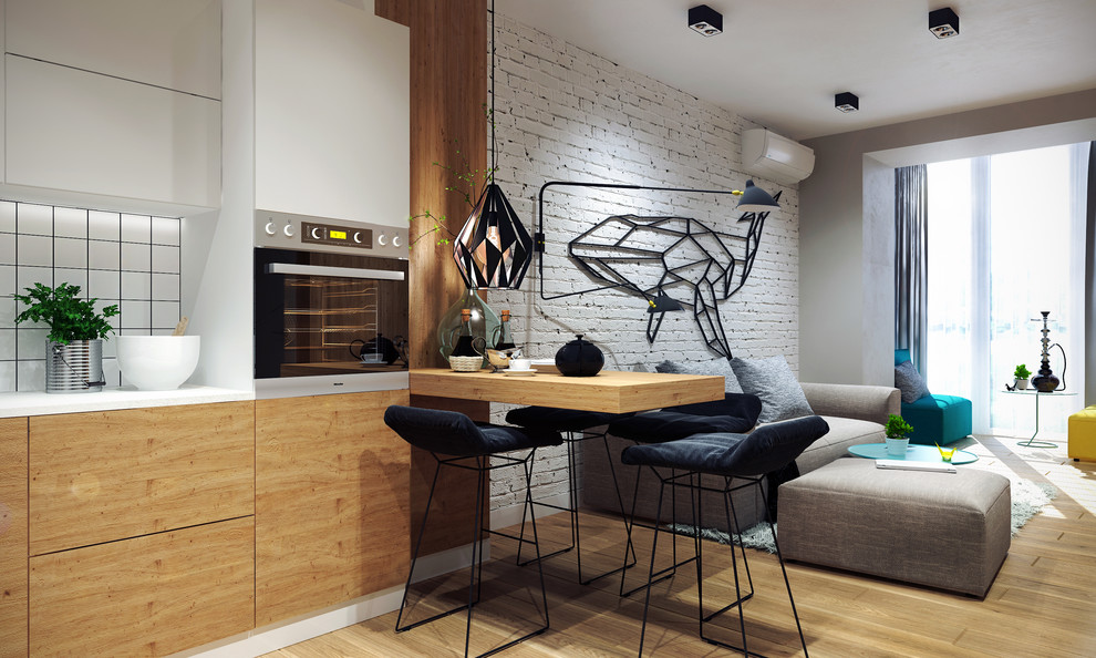 Дизайн-проект квартиры в современном стиле для молодой пары