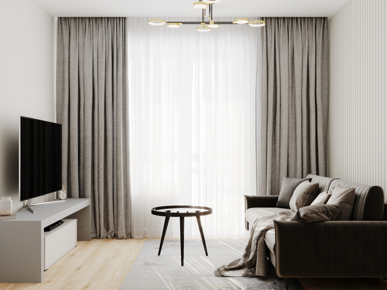 Двухкомнатная квартира ЖК "Одинград"