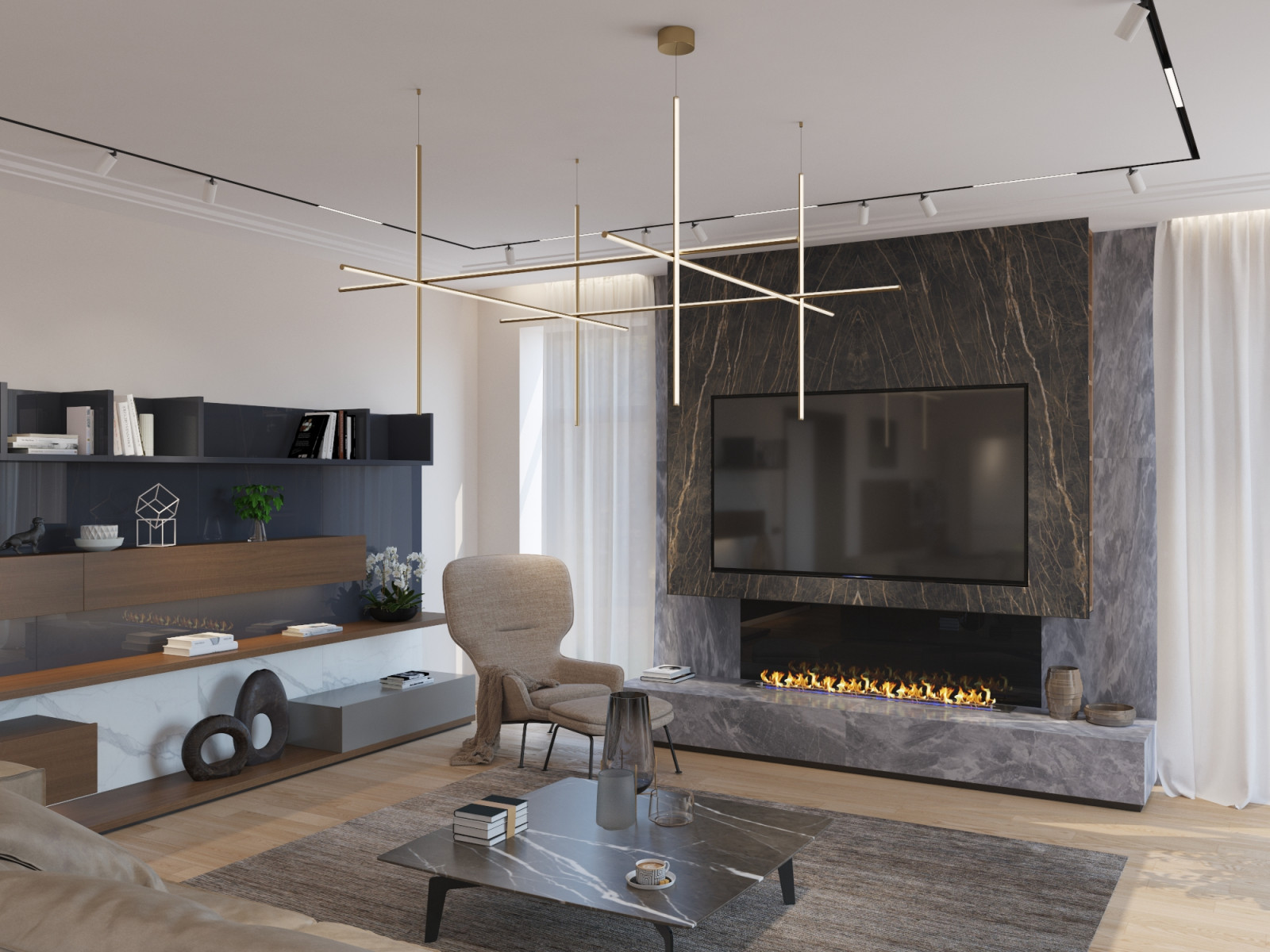 Интерьер загородного дома в Абакане.