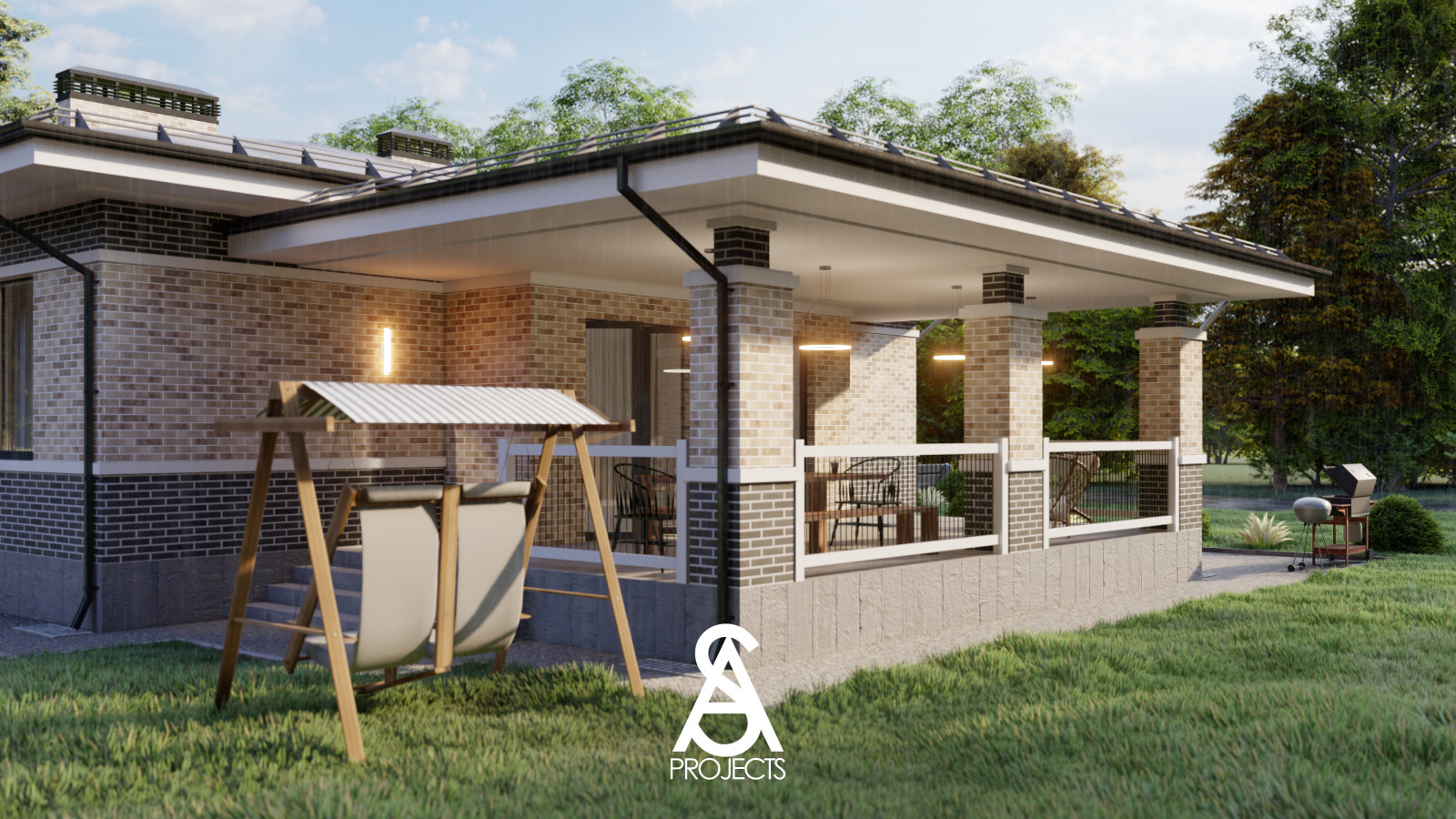 Дом одноэтажный 214кв.м.