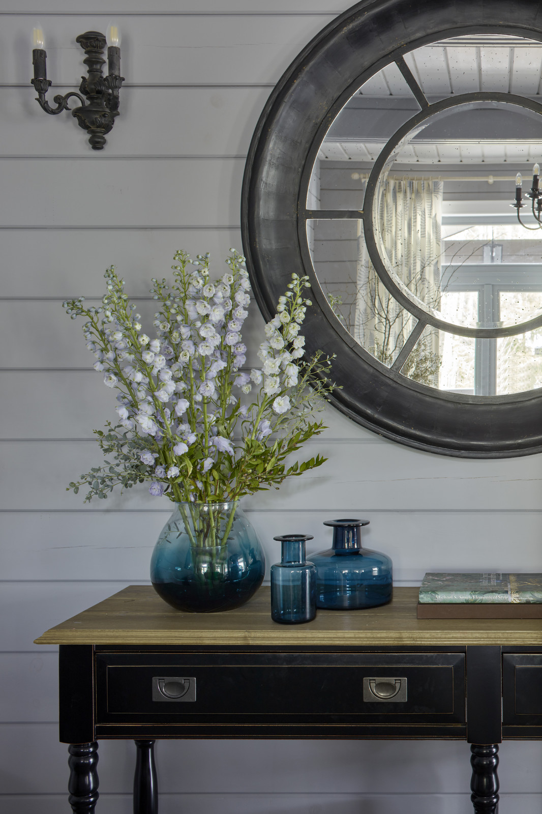 Гостиная в доме из бруса