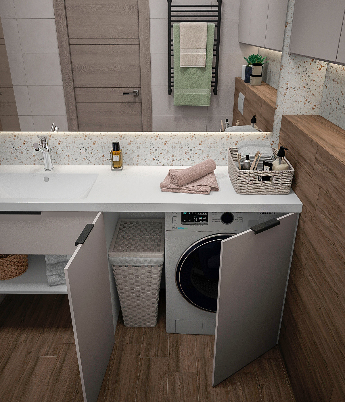 Визуализации квартиры для молодой пары(евродвушка)