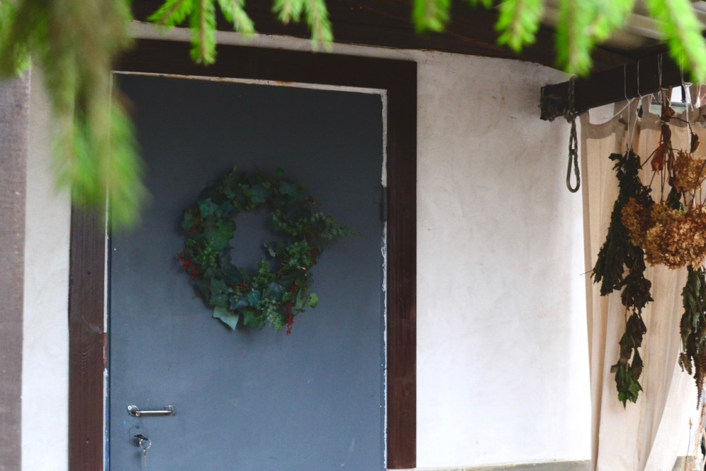 Новогоднее декорирование гостевого дама