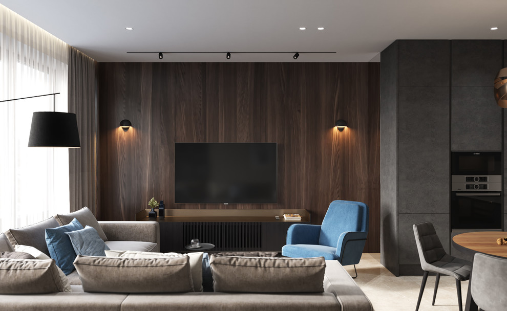 Обложка проекта: Дизайн-проект квартиры, ЖК "Headliner (Хэдлайнер)"