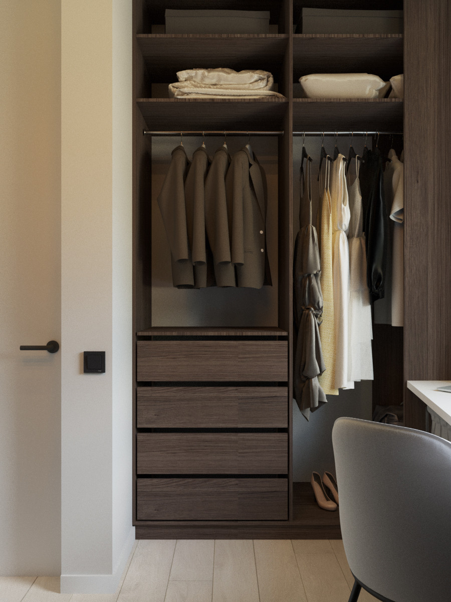 Современная квартира с видом на лес