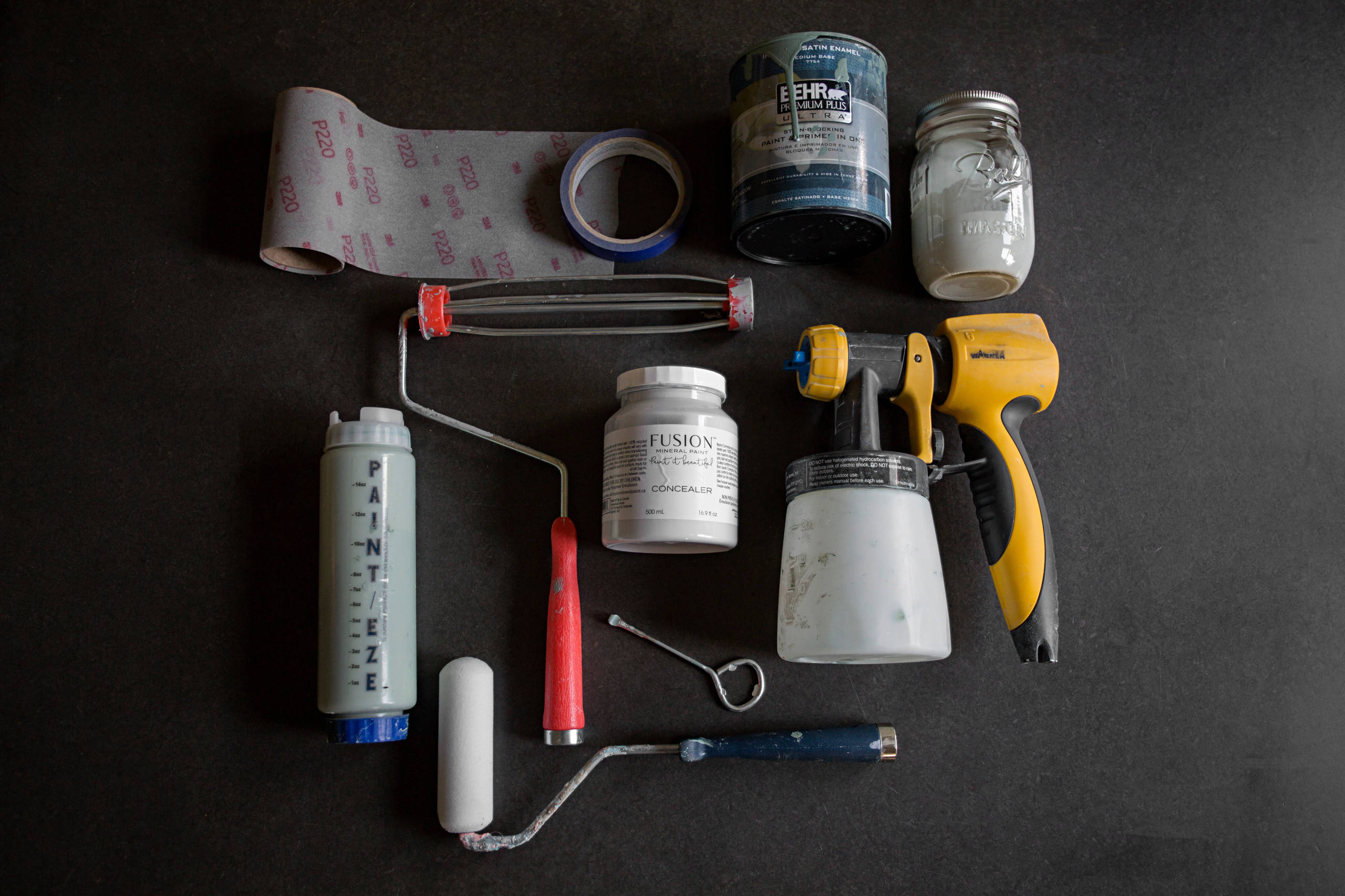 Своими руками: Старый деревянный комод в градиентной окраске