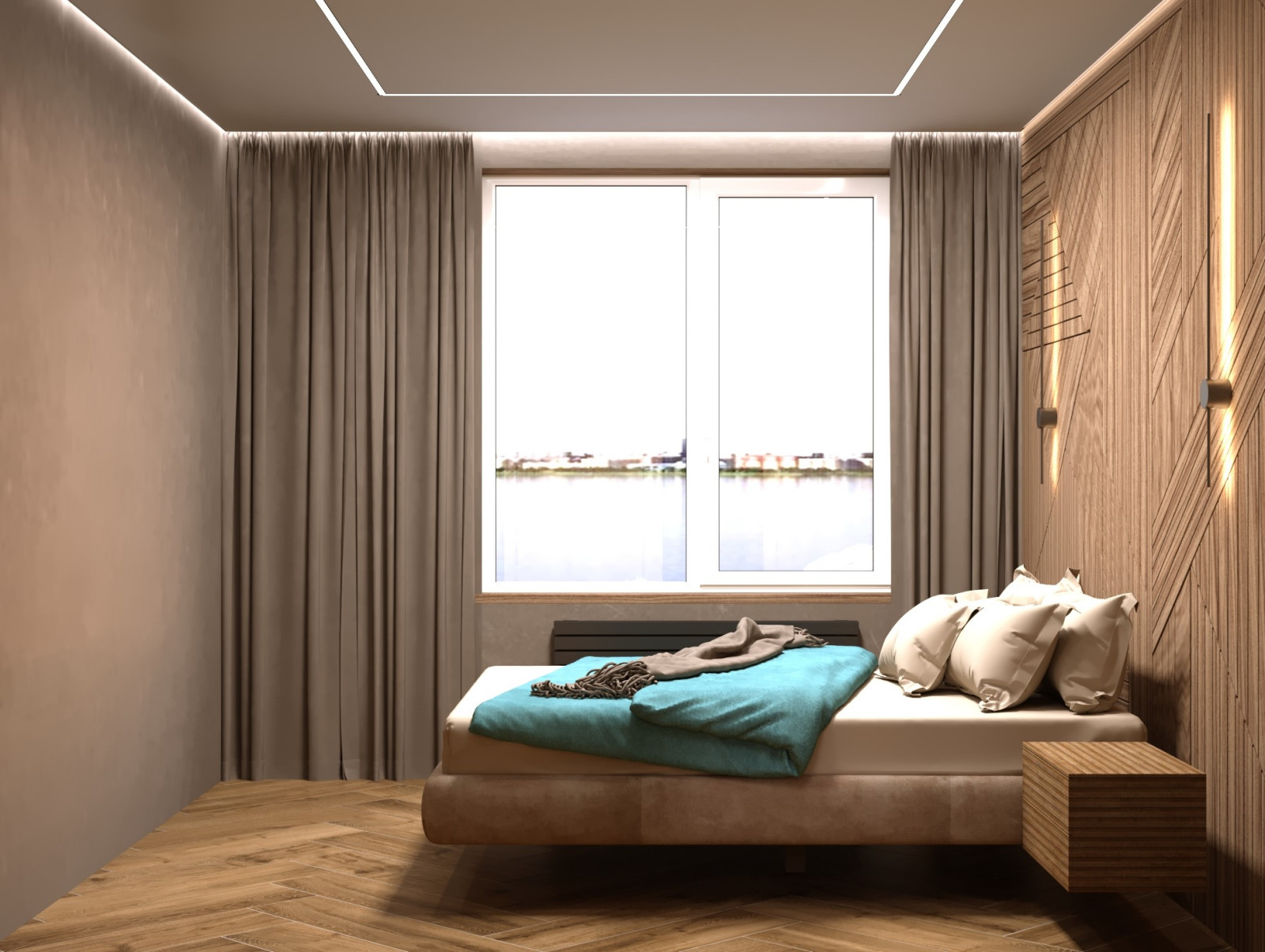 Дизайн проект квартиры в ЖК "Огни Залива"