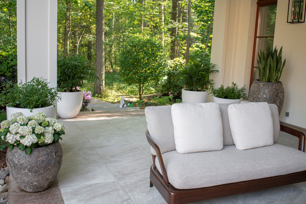 Тропическое озеленение террасы