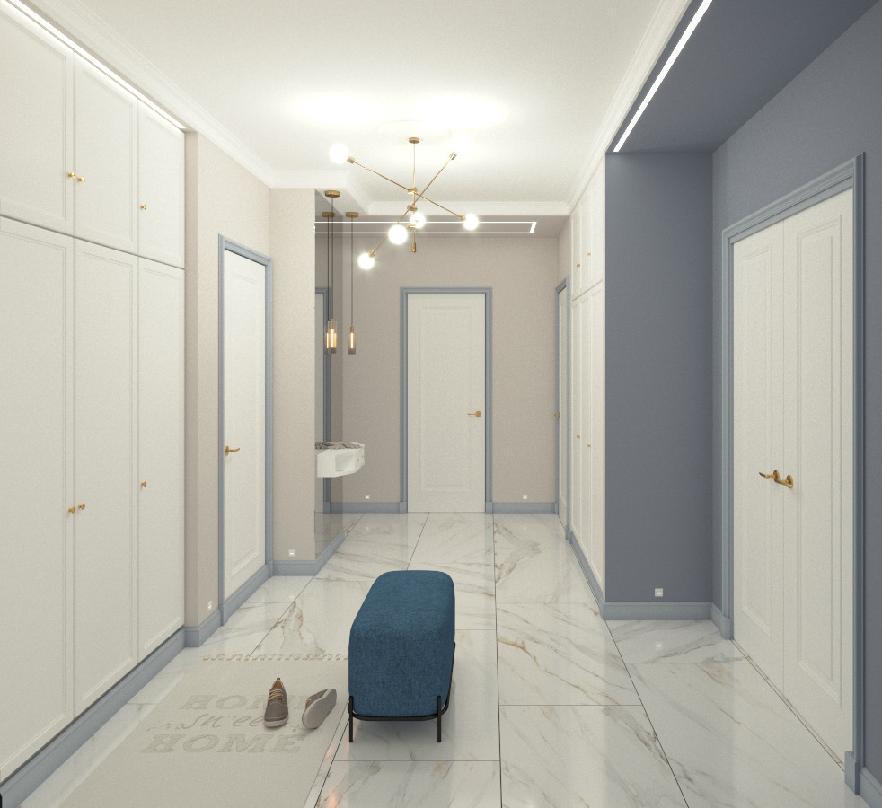 Квартира в стиле неоклассика