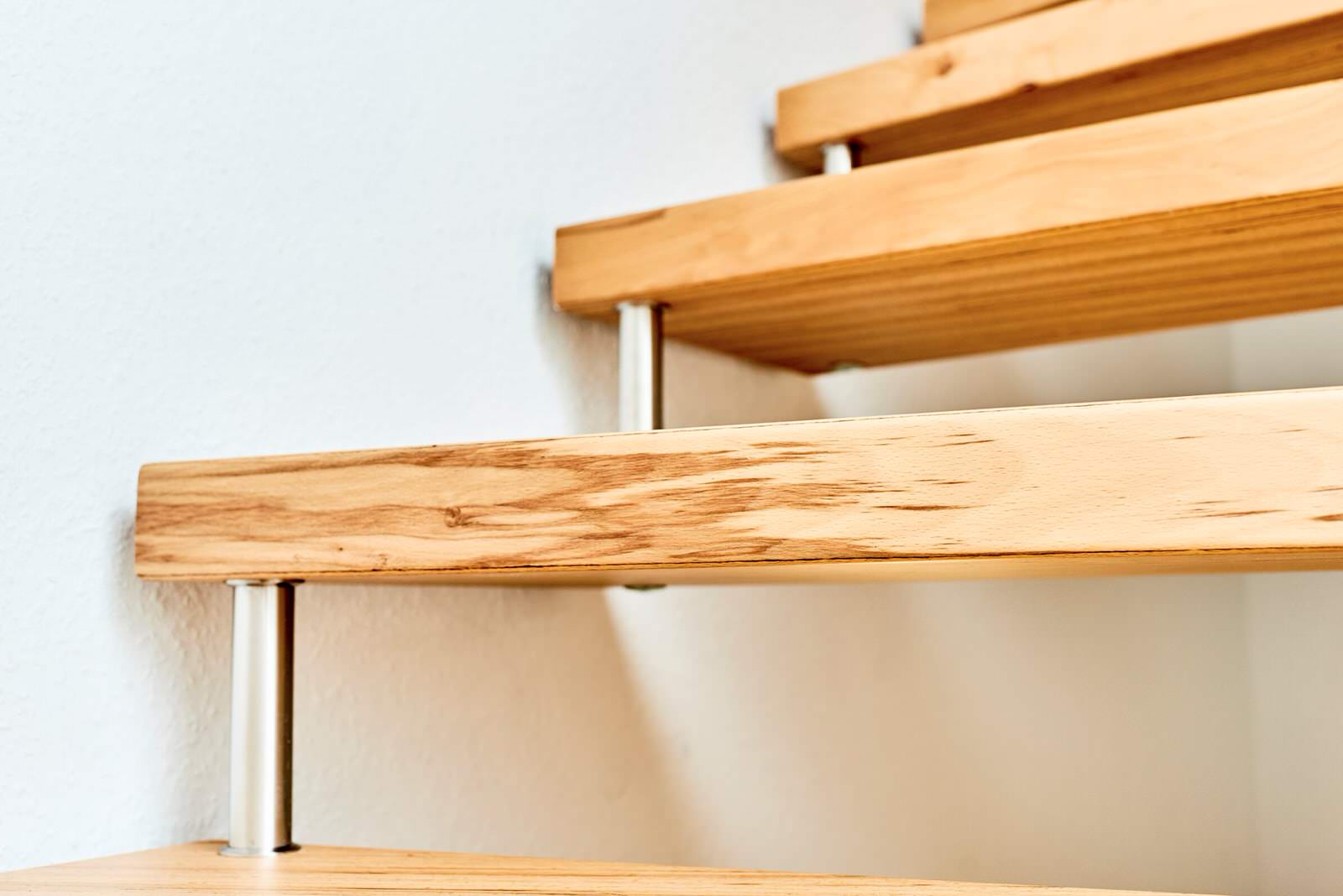 консольная лестница из BauBuche