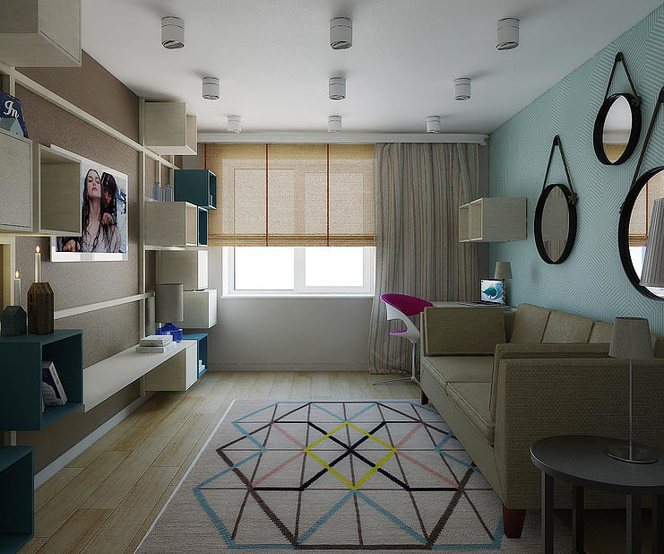 Обложка проекта: Квартира для солнечной молодой пары