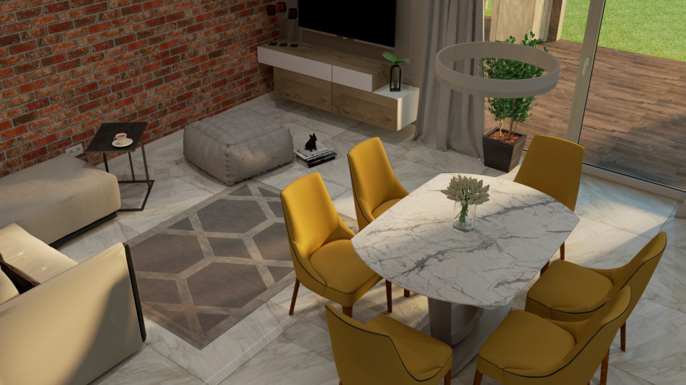 Зактное солнце в гостиной