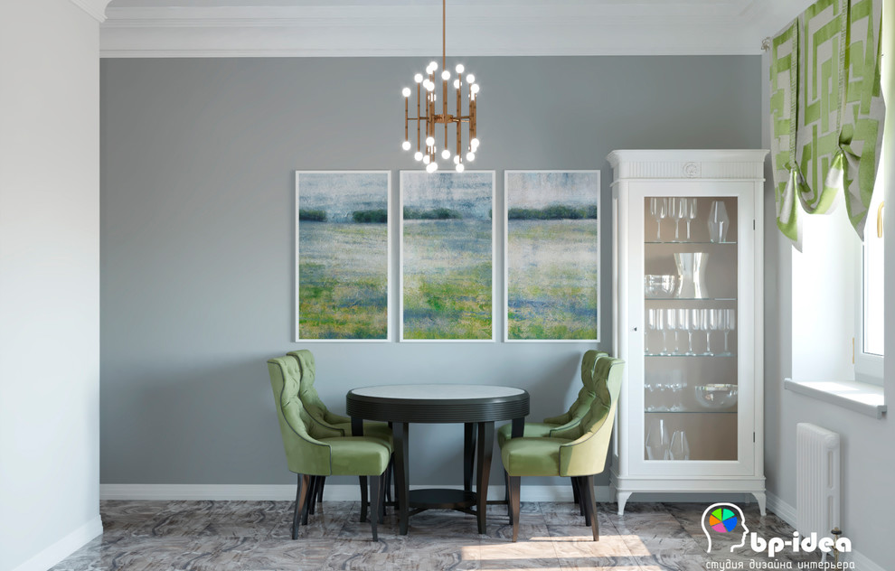 Дизайн-проект двухкомнатной квартиры в Куркино