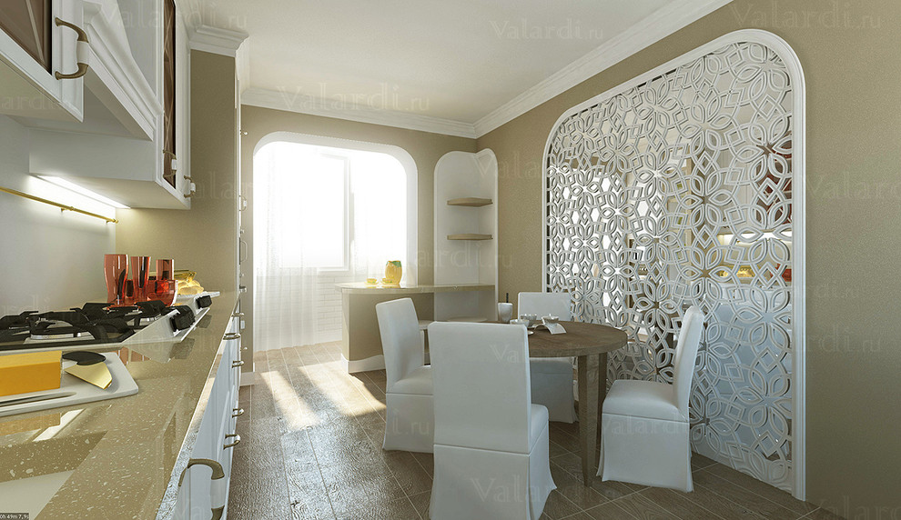 Кухня с балконом, г.Климовск