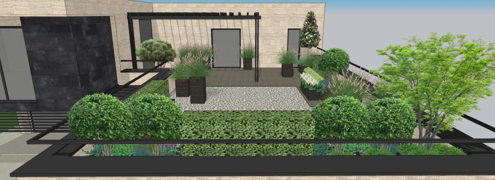 Обложка проекта: Благоустройство эксплуатируемой кровли