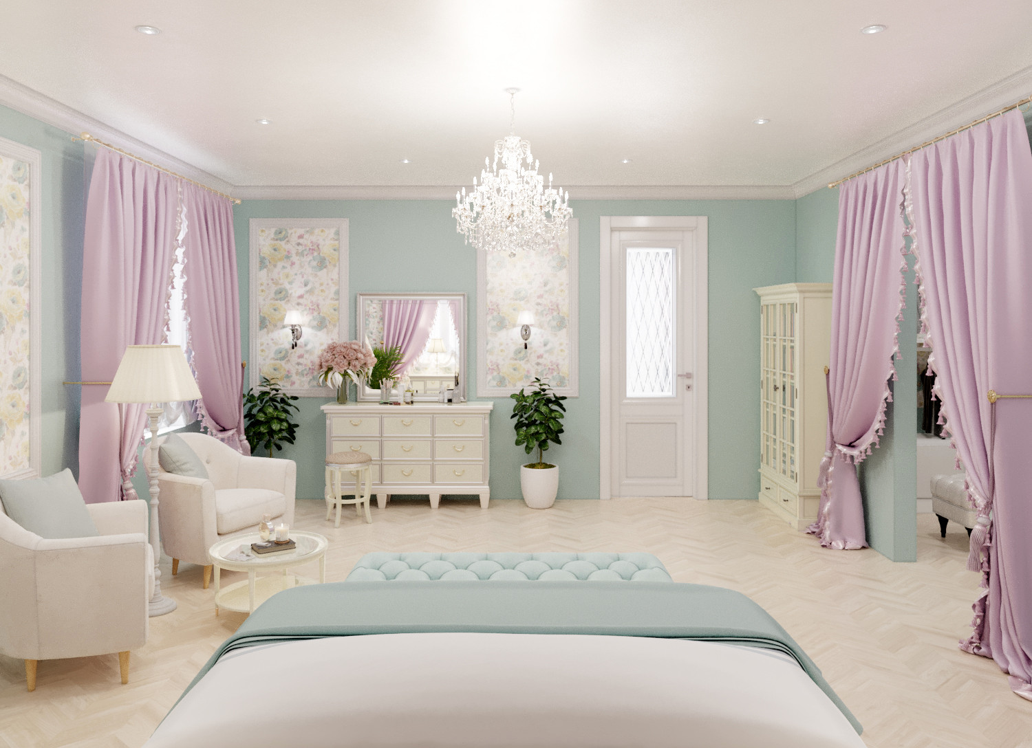 Interior Design in provice style