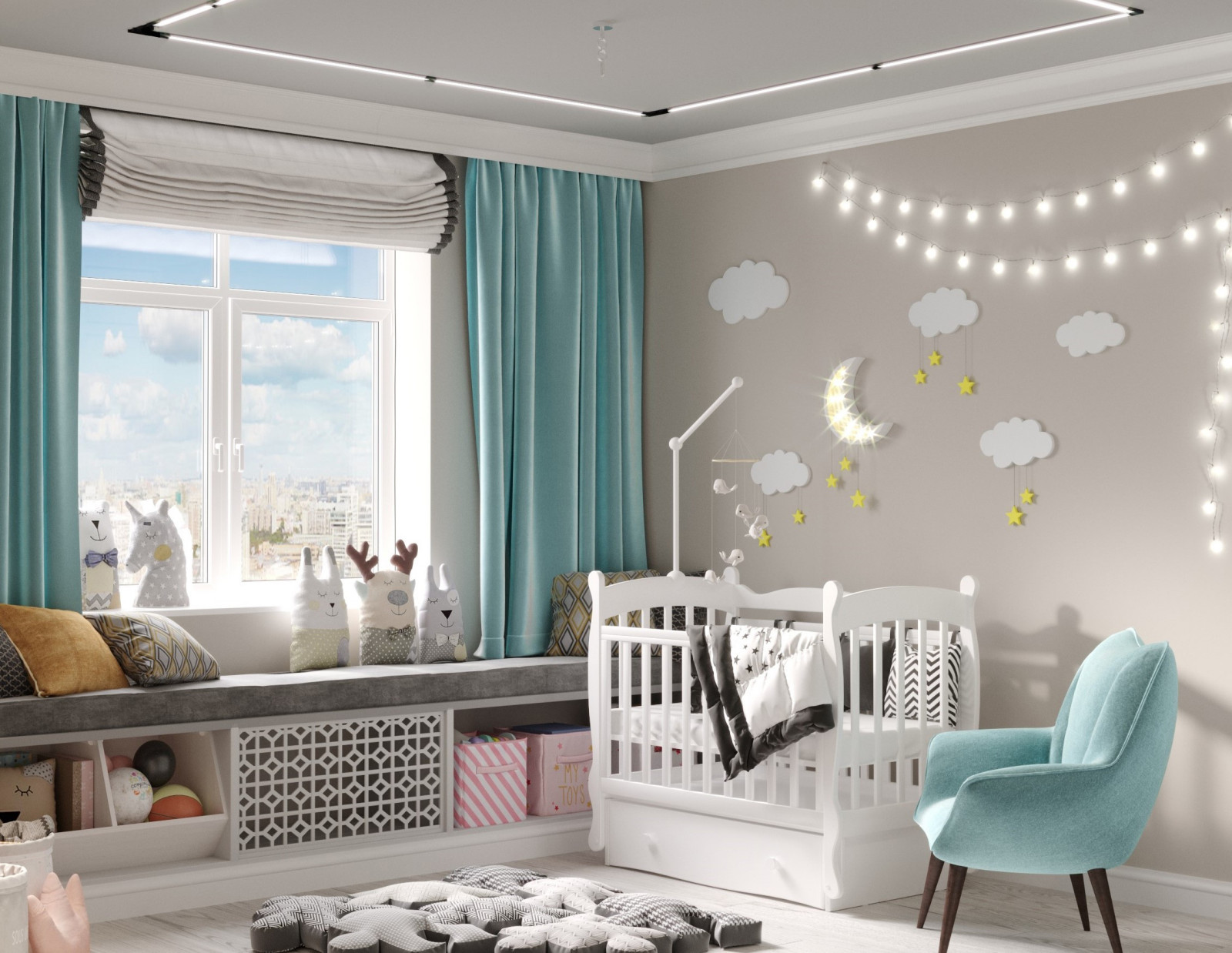 Детская комната г. Ярославль ЖК ЯРСИТИ