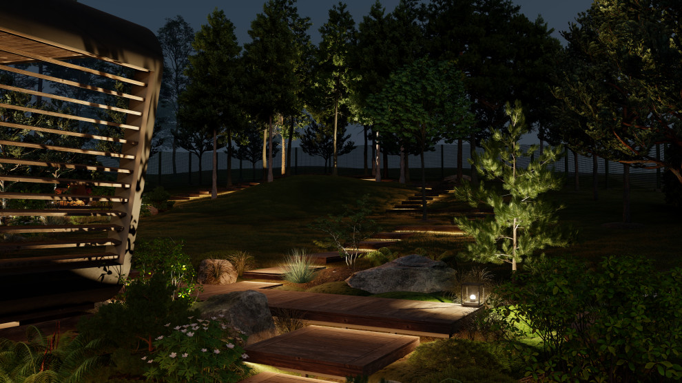 Подсветка дорожек