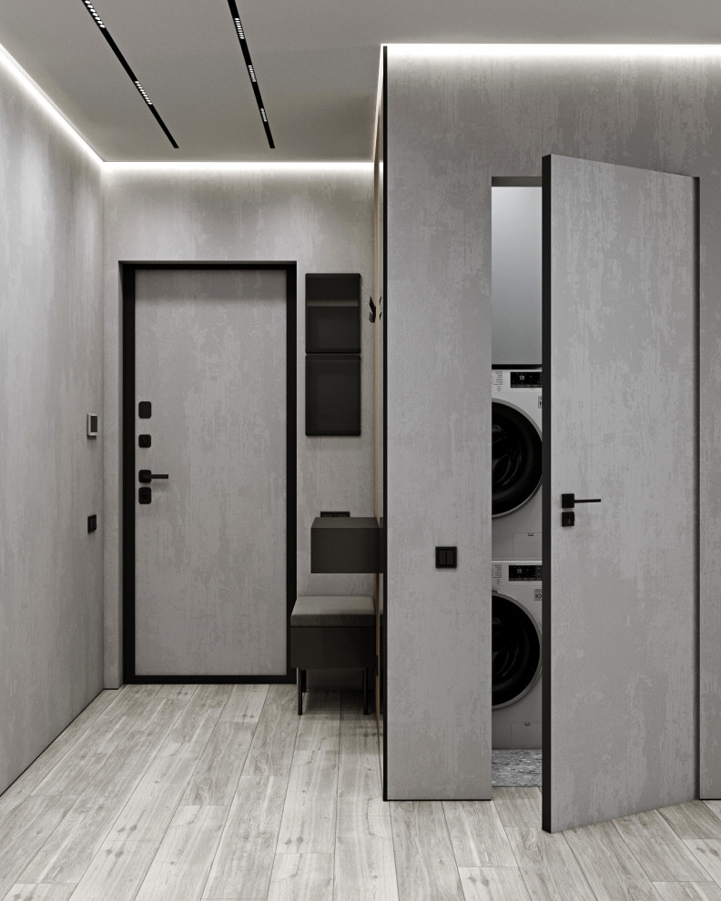 Дизайн Стильной Двухкомнатной Квартиры 74 м2 в жк Время в Москве