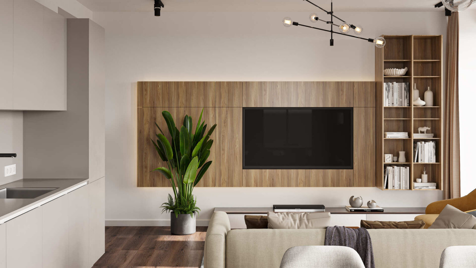 Обложка проекта: Квартира в жилом комплексе на Мосфильмовской