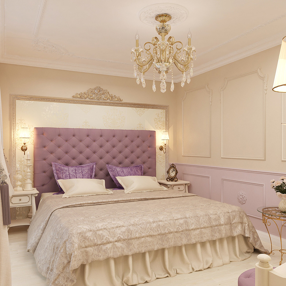 Спальня и балкон в классическом стиле