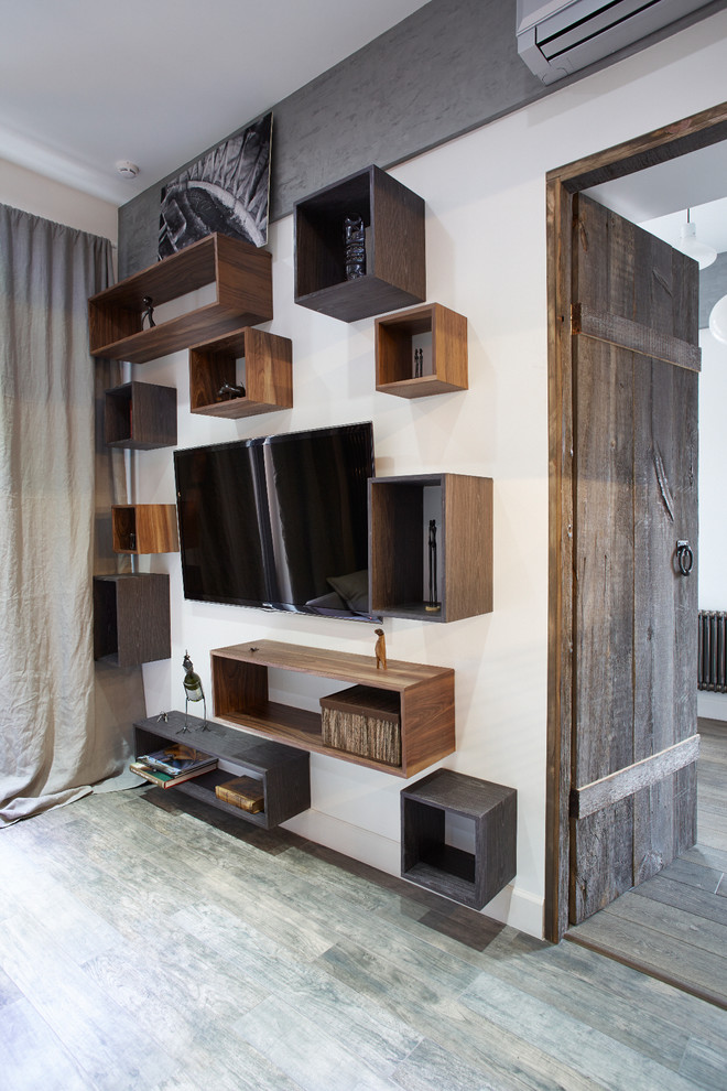 Апартаменты в стиле лофт для молодой семейной пары на ул. Берзарина