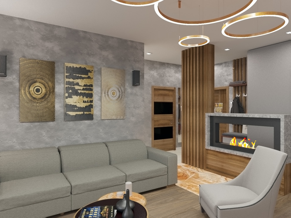 Проект двухкомнатной квартиры в ЖК "Уфимский Кремль"