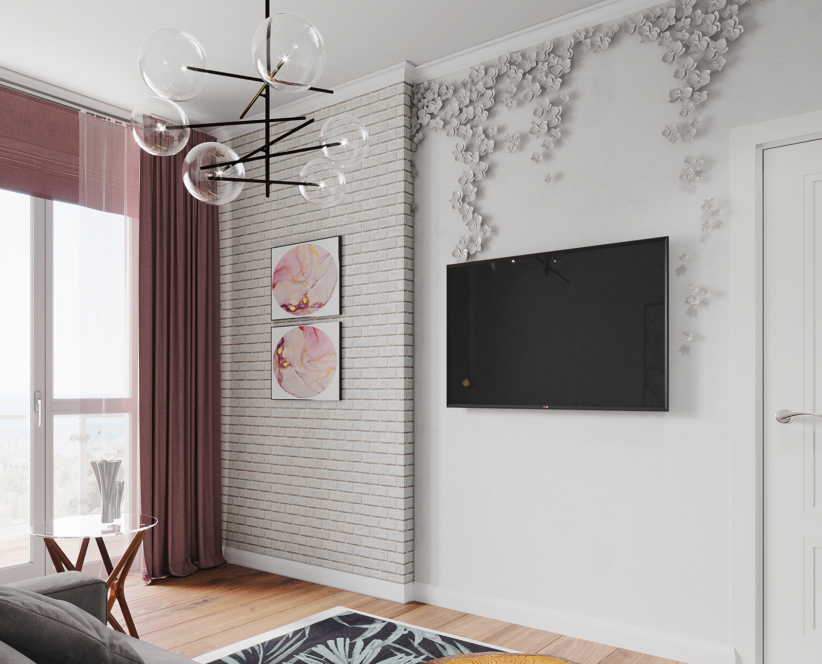 2-ком. кв. ЖК Жилой квартал, г.Сочи, витринный дизайн для продажи