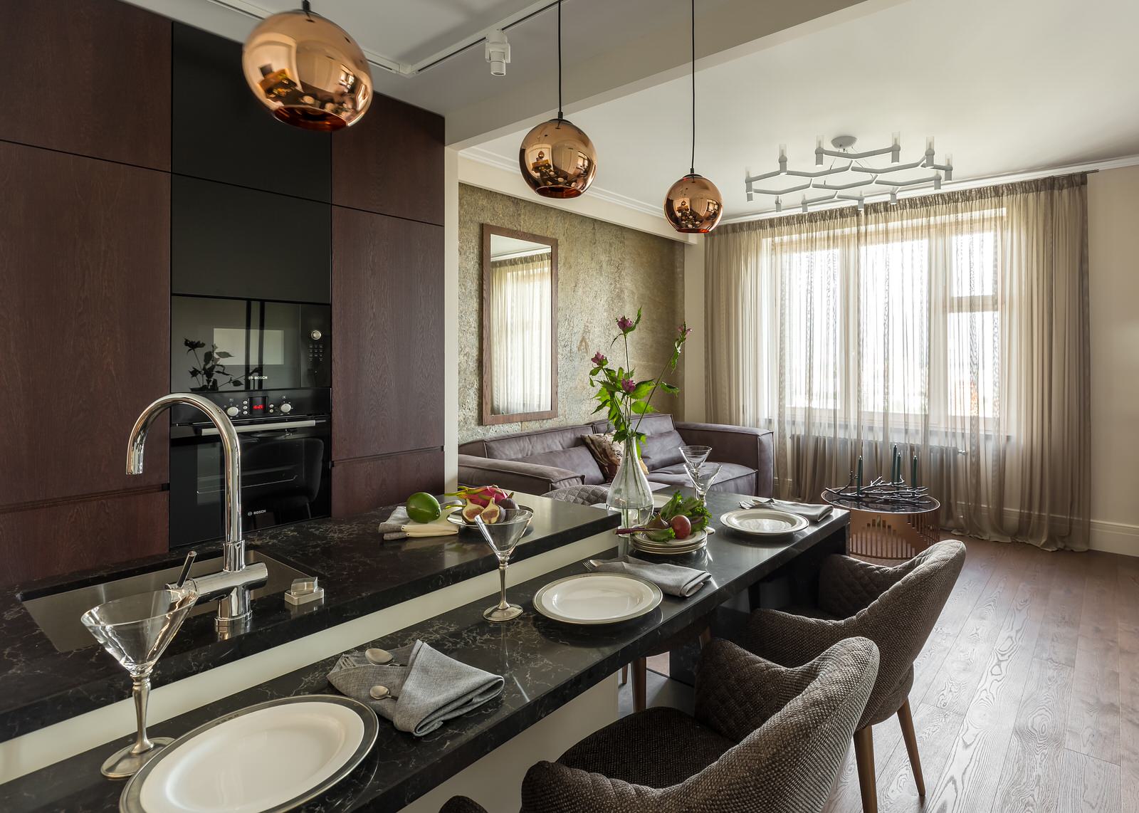 Реализация трехкомнатной квартиры ЖК"Народного ополчения"(Two-bedroom apartment)