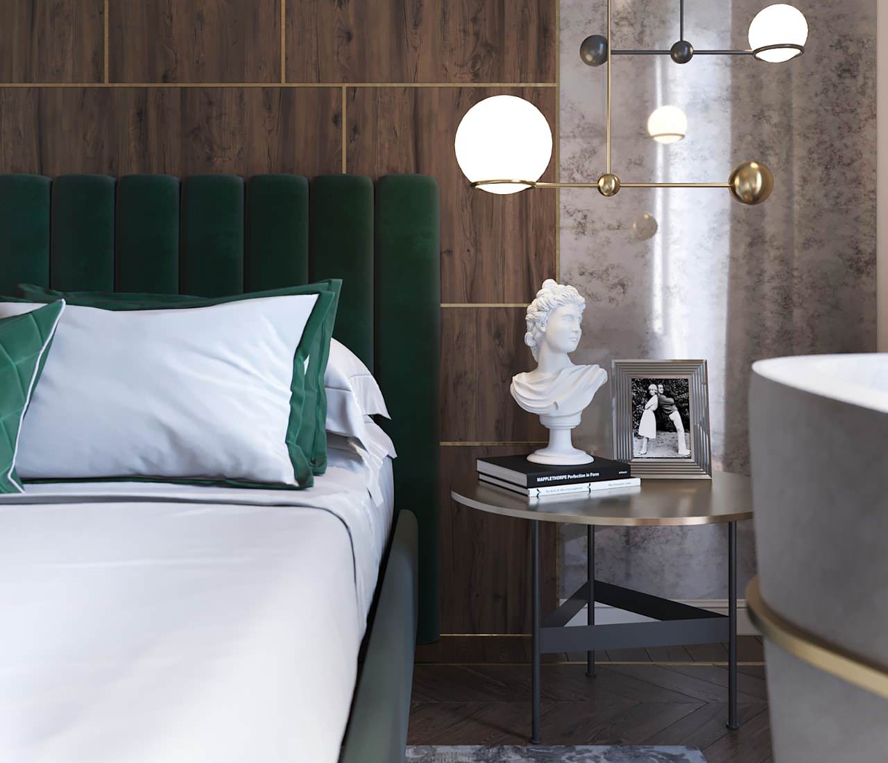 Безупречная элегантность с изумрудными акцентами