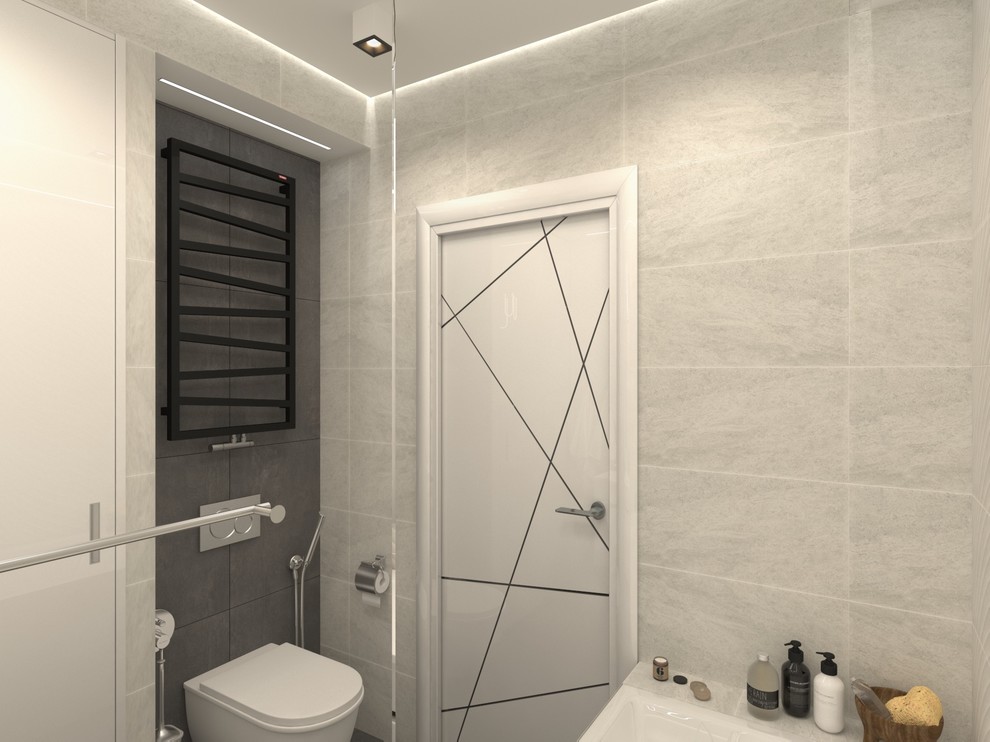 Интерьер квартиры-студии в ЖК "Караваиха"