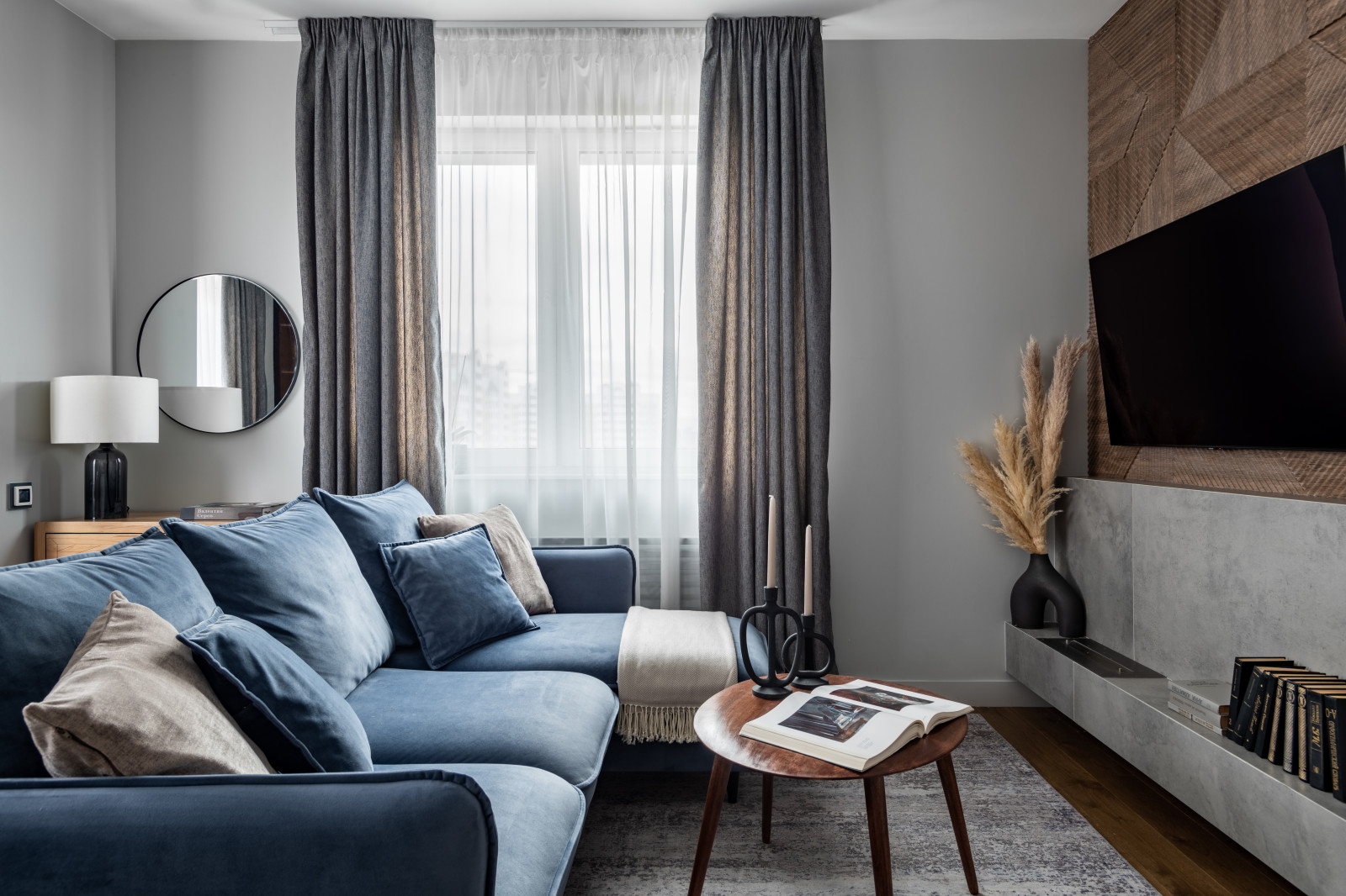 Современная квартира с элементами Эко - стиля.