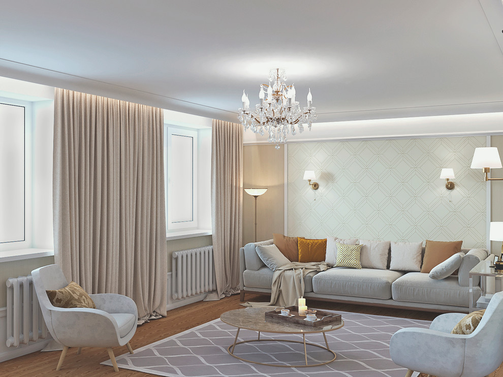 Дизайн гостиной, 22 кв.м., г. Уфа