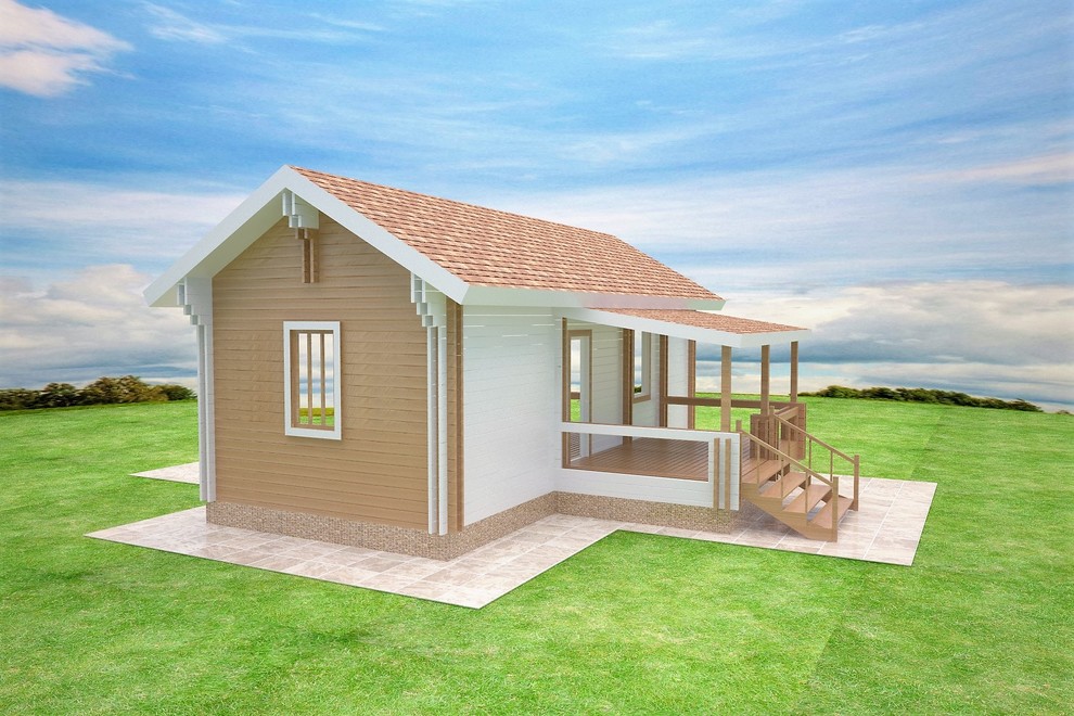 Одноэтажный дачный домик