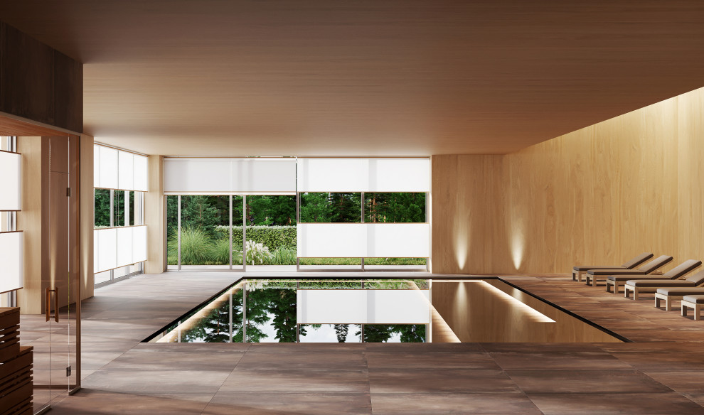 Бассейн в загородном доме