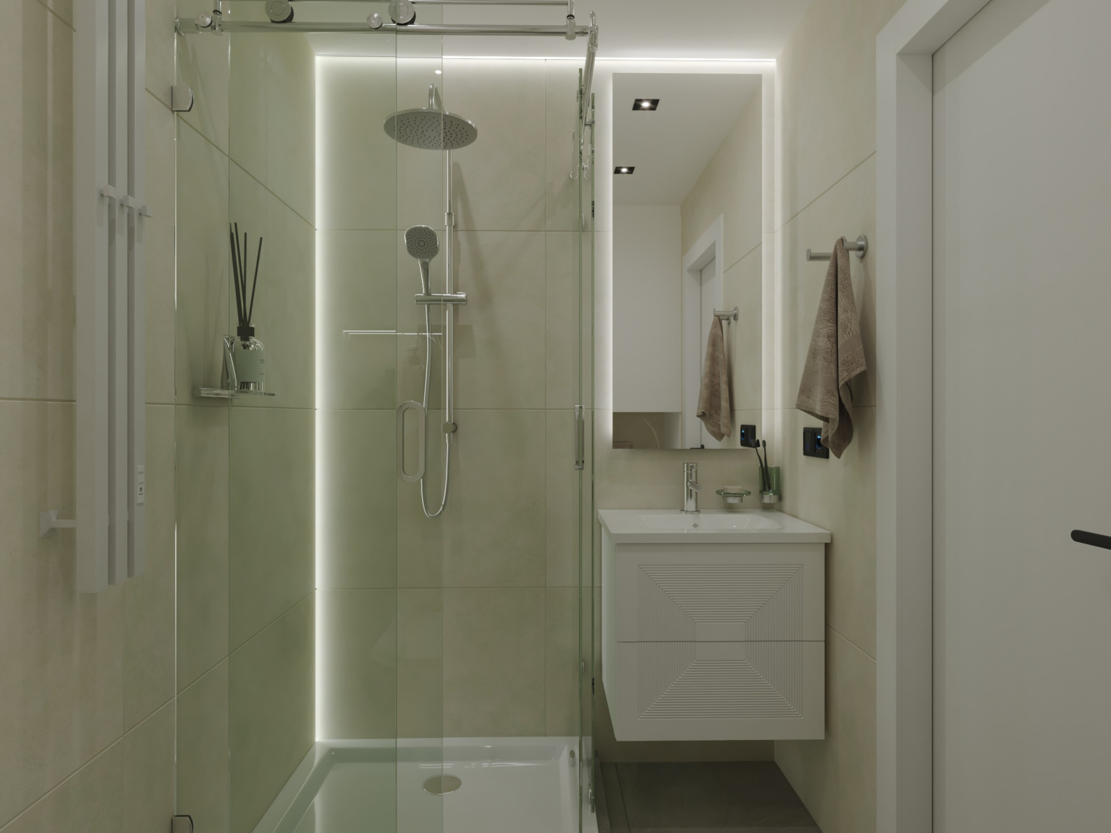 Дизайн проект ванной